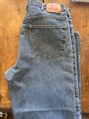 Levi's 44x34 big and tall Blue Straight-Leg Denim Jeans